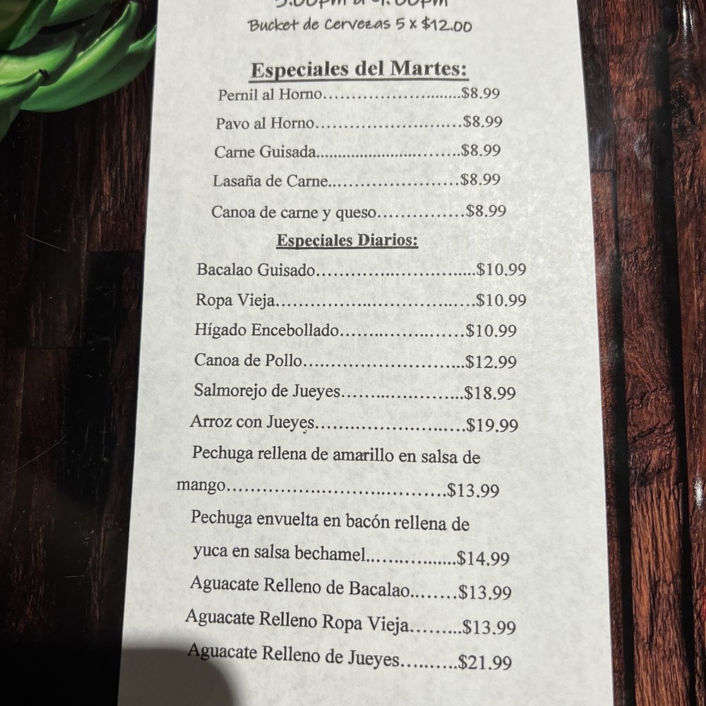 El Platanal - Daily Specials. They also have happy hour between 3-9p - Puerto Rican Near Me - San Juan, Puerto Rico El Platanal - Daily Specials. They also have happy hour between 3-9p - Puerto Rican Near Me - San Juan, Puerto Rico