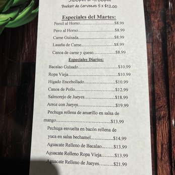 El Platanal - Daily Specials. They also have happy hour between 3-9p - Puerto Rican Near Me - San Juan, Puerto Rico El Platanal - Daily Specials. They also have happy hour between 3-9p - Puerto Rican Near Me - San Juan, Puerto Rico