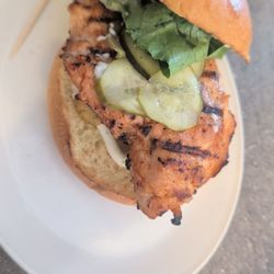 The Big Scoop Family Restaurant - Super dill chicken burger