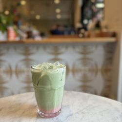Badolina Bakery & Cafe - Strawberry Matcha Latte