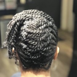Absolutely Elegant Hair Salon - Flat twists Updo