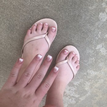 Nail Tech - French Mani Pedi - Nail Salons Near Me - Yuba City, California