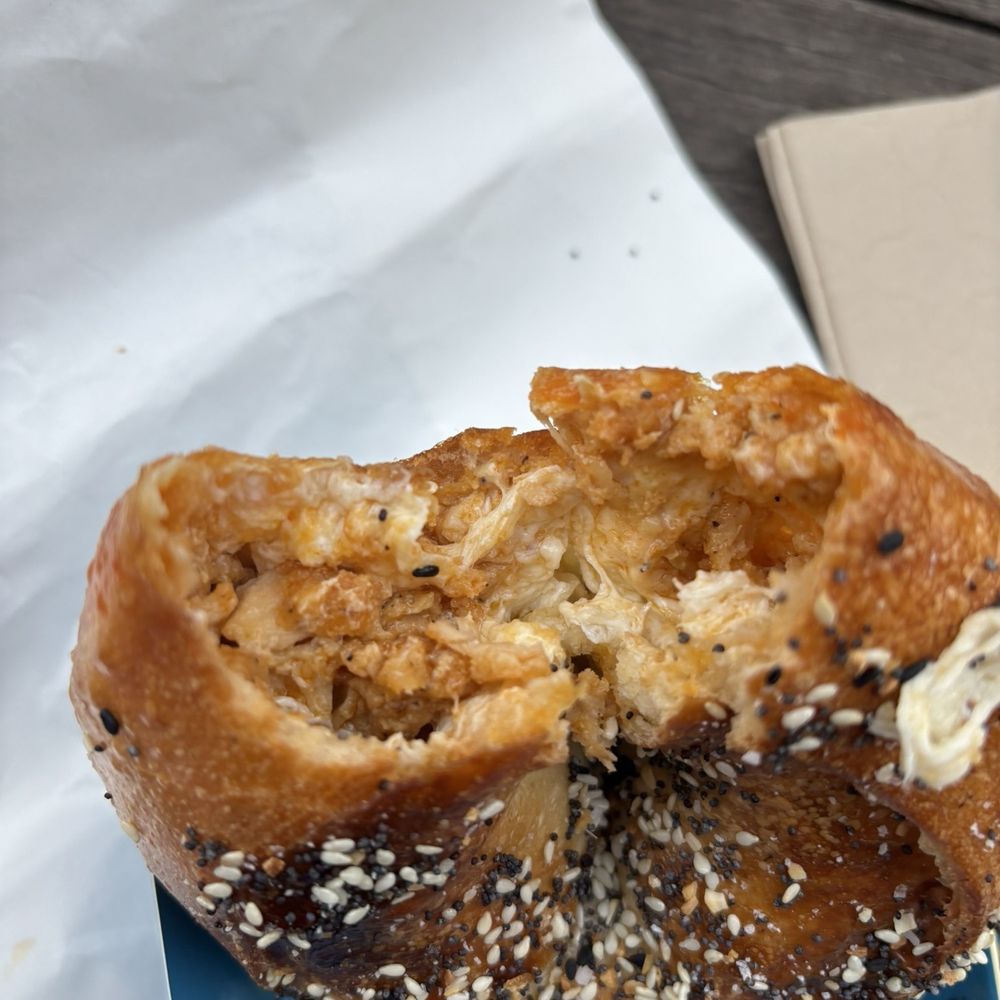 Moonrise Bagels  - Buffalo chicken everything - Bagels Near Me - New York, New York