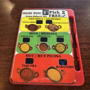 La Ilusion Al Carbon - Pick two kinds of salsa for your meal! - Mexican Near Me - Tacoma, Washington