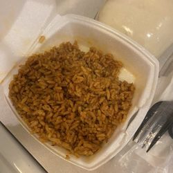 Wado African Restaurant And Bar - Jollof rice, underfilled