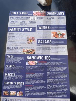 Menu photo 4 Shuckin Shack Oyster Bar Easley, SC