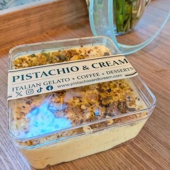Pistachio and Cream - Pistachio Tiramisu - Gelato Near Me - Sacramento, California Pistachio and Cream - Pistachio Tiramisu - Gelato Near Me - Sacramento, California
