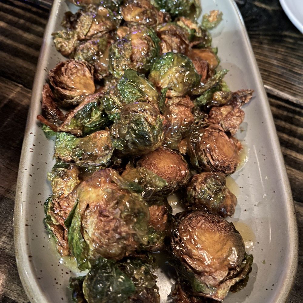Crafted Cocktail Co. - Glazed Brussel Sprouts  @Crafted Cocktail - Cocktail Bars Near Me - Richmond Hill, Georgia