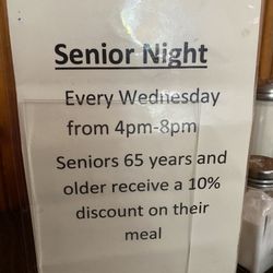 Hayfield Family Restaurant - Menu special 5/1/24