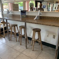 Souvlaki Fresh - Counter seating. Everything is immaculate