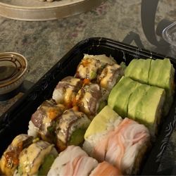 Sushi Time 898 - Filet mignon and Christmas roll.