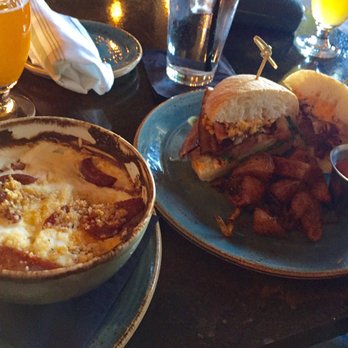 Armoury DE - Sunday brunch dishes (left) Rakott Krumpli casserole and Scat Terry sandwich with home fries. 2 brews as well - Bars Near Me - Dallas, Texas Armoury DE - Sunday brunch dishes (left) Rakott Krumpli casserole and Scat Terry sandwich with home fries. 2 brews as well - Bars Near Me - Dallas, Texas