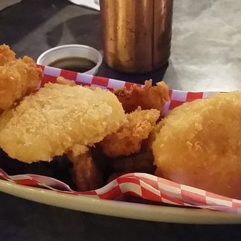 Hive - Tempura plate and a passion fruit mule - Korean Near Me - San Diego, California