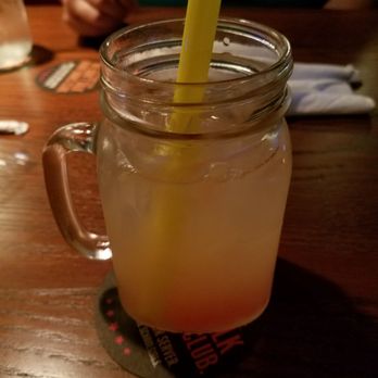 Smokey Bones Melbourne - The strawberry lemonade they had. This one had strawberry boba. - Barbeque Near Me - Melbourne, Florida Smokey Bones Melbourne - The strawberry lemonade they had. This one had strawberry boba. - Barbeque Near Me - Melbourne, Florida