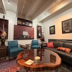 Red Whale Coffee - Nice seating area with some neat music memorabilia on the walls.