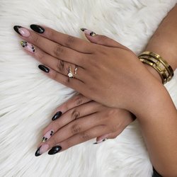 Pink Nails & Spa - Newport Beach - Acrylic with design