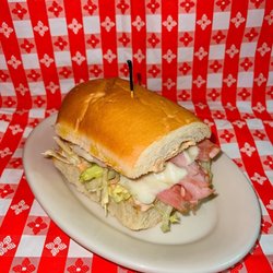 Main Street Pizza & Deli - Ham and Mozzarella Sandwich
