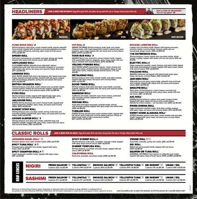 Menu photo 4 Rock N Roll Sushi Owensboro, KY Menu photo 4 Rock N Roll Sushi Owensboro, KY