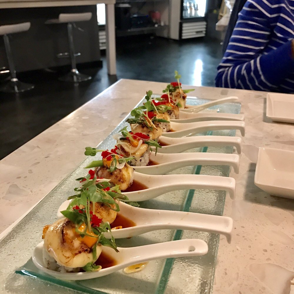 Amici Sushi - Robcat Roll, something Chef Sean made for my wife Catherine and I. - Sushi Bars Near Me - Lathrop, California Amici Sushi - Robcat Roll, something Chef Sean made for my wife Catherine and I. - Sushi Bars Near Me - Lathrop, California