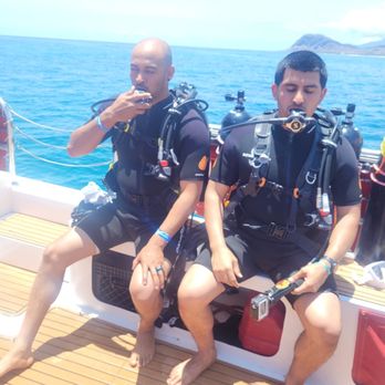 Trident Adventures - My boys getting ready to scuba dive - Dive Shops Near Me - Honolulu, Hawaii Trident Adventures - My boys getting ready to scuba dive - Dive Shops Near Me - Honolulu, Hawaii