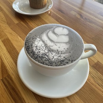 Bright Coffee - Black Sesame Latte - Coffee & Tea Near Me - San Antonio, Texas