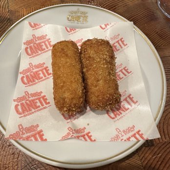 Cañete - Lobster and ham and cheese croquettes - Tapas/Small Plates Near Me - Barcelona, B
