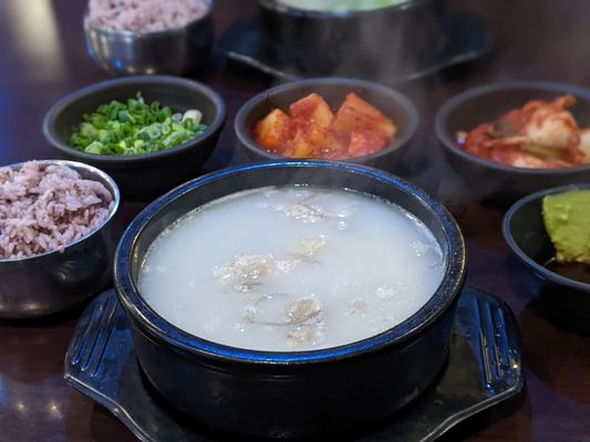 Traditional Korean Beef Soup by null