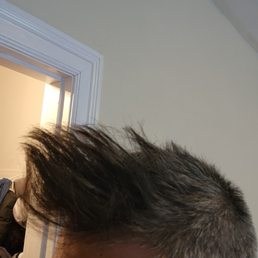 Fauxhawk I recieved. Fauxhawk I recieved.