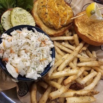 The Sterling Tavern - Crab cake sandwich ,very good crab cake - Seafood Near Me - Berlin, Maryland