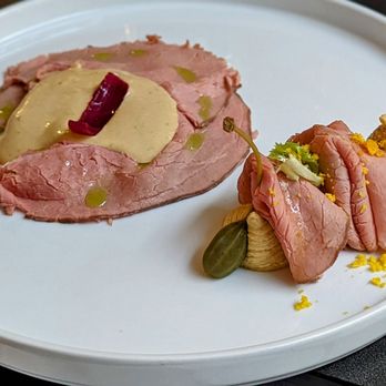 Osteria Nuova - May 16, 2023; Vitel tonne' w. modern and traditional sauces (€12.50). - Piemonte Near Me - Torino, TO