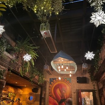 Jonah's Kitchen + Bar - Ceiling in patio - Latin American Near Me - Santa Monica, California