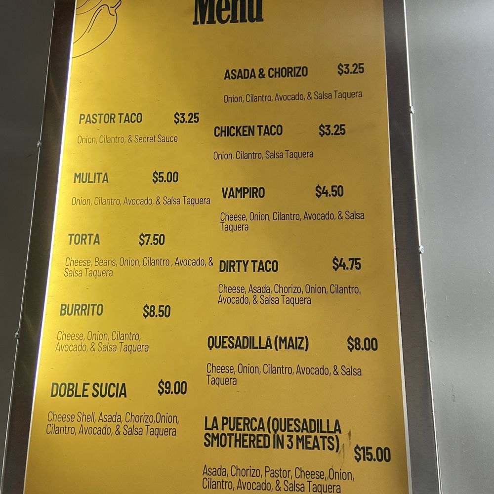 Menu Menu
