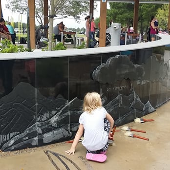 Exploration Park - water feature that kids can learn about rain and rivers - Parks Near Me - Katy, Texas