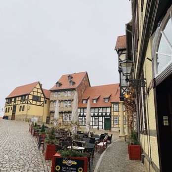 Café Vincent - This is their patio/outdoor seating area. So cute! - Bakeries Near Me - Quedlinburg, ST Café Vincent - This is their patio/outdoor seating area. So cute! - Bakeries Near Me - Quedlinburg, ST