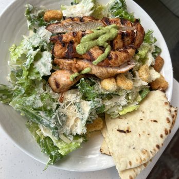 Olive Pit Grill -  Brea - Chicken Cesar Caesar Salad. - Greek Near Me - Brea, California