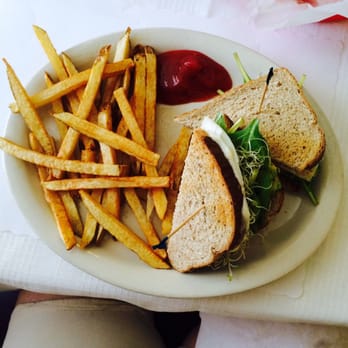 The Bean Cafe - At least I remembered to take a pic before diving into my Avocado Cheese sandwich with Homemade Fries. - Breakfast & Brunch Near Me - Presidio, Texas
