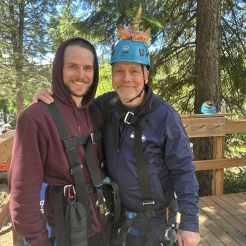 Leavenworth Ziplines - Stepson and hubby - Ziplining Near Me - Leavenworth, Washington Leavenworth Ziplines - Stepson and hubby - Ziplining Near Me - Leavenworth, Washington