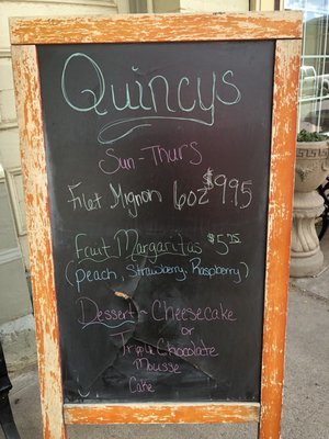 Menu photo 4 Quincy's Florence, CO