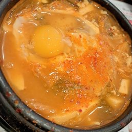 Kimchi tofu soup
