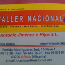 Taller Nacional - Nueva dirección