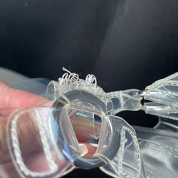 Lee's Shoes and Luggage Repair - Improper stitching