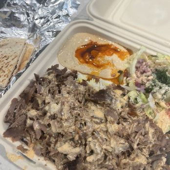 Beef Wrap & Company - Doner Beef Kabob with spicy garlic sauce. - Mediterranean Near Me - Lancaster, California Beef Wrap & Company - Doner Beef Kabob with spicy garlic sauce. - Mediterranean Near Me - Lancaster, California
