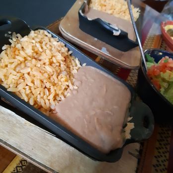 Ajo Al's Mexican Cafe - Beans and rice. - Mexican Near Me - Glendale, Arizona
