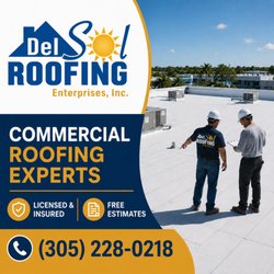 Del Sol Roofing - flat commercial roof