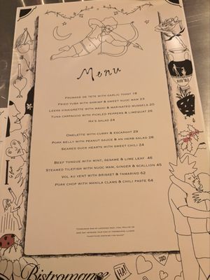 Menu photo 1 Bistrot Ha New York, NY