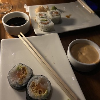 In the Raw Vu - Oh my goodness roll & restless ribbon roll - Sushi Bars Near Me - Tulsa, Oklahoma