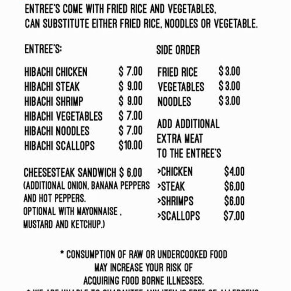 KoJun Hibachi Express - Menu - Food Trucks Near Me - Wilburton, Oklahoma KoJun Hibachi Express - Menu - Food Trucks Near Me - Wilburton, Oklahoma