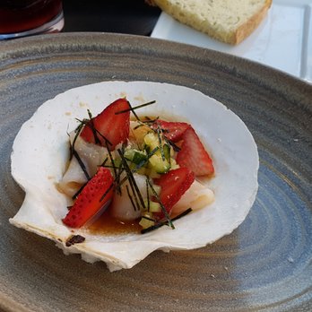 Rioja - Scallop crudo ($12.24) - New American Near Me - Denver, Colorado Rioja - Scallop crudo ($12.24) - New American Near Me - Denver, Colorado