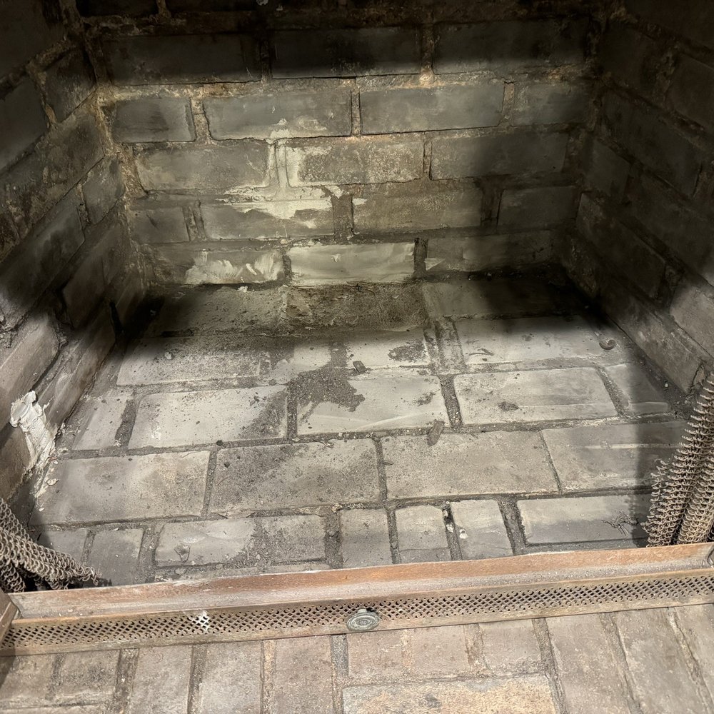 Action Chimney & Home Improvement - Debris left in the firebox prior to cleaning it myself - Chimney Sweeps Near Me Action Chimney & Home Improvement - Debris left in the firebox prior to cleaning it myself - Chimney Sweeps Near Me