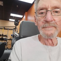 Anytime Fitness - Working the machines...